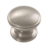 Williamsburg 1.25 in. Satin Nickel Cabinet Hardware Cabinet Knob - Super Arbor