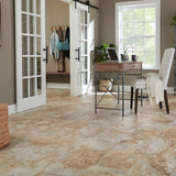 Alexandria Stone 12-mil x 12-in W x 24-in L Waterproof Interlocking Luxury Vinyl Tile Flooring (19.88-sq ft/ Carton)