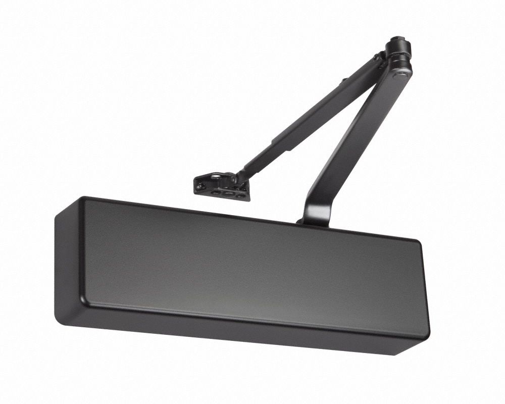 NORTON Grade 1 Heavy Duty Door Closer - Black, 13 5/8 in Lg