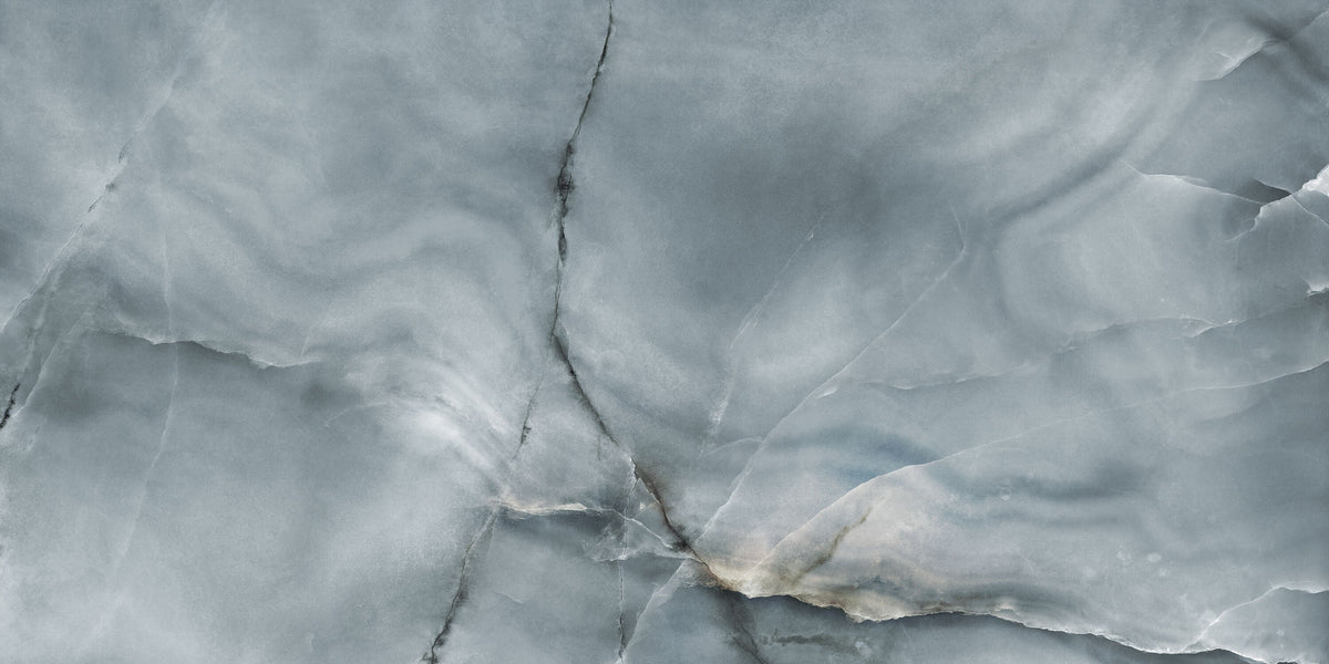 Satori Azzurro Notte 24-in x 48-in Polished Porcelain Marble look Floor and Wall Tile product image