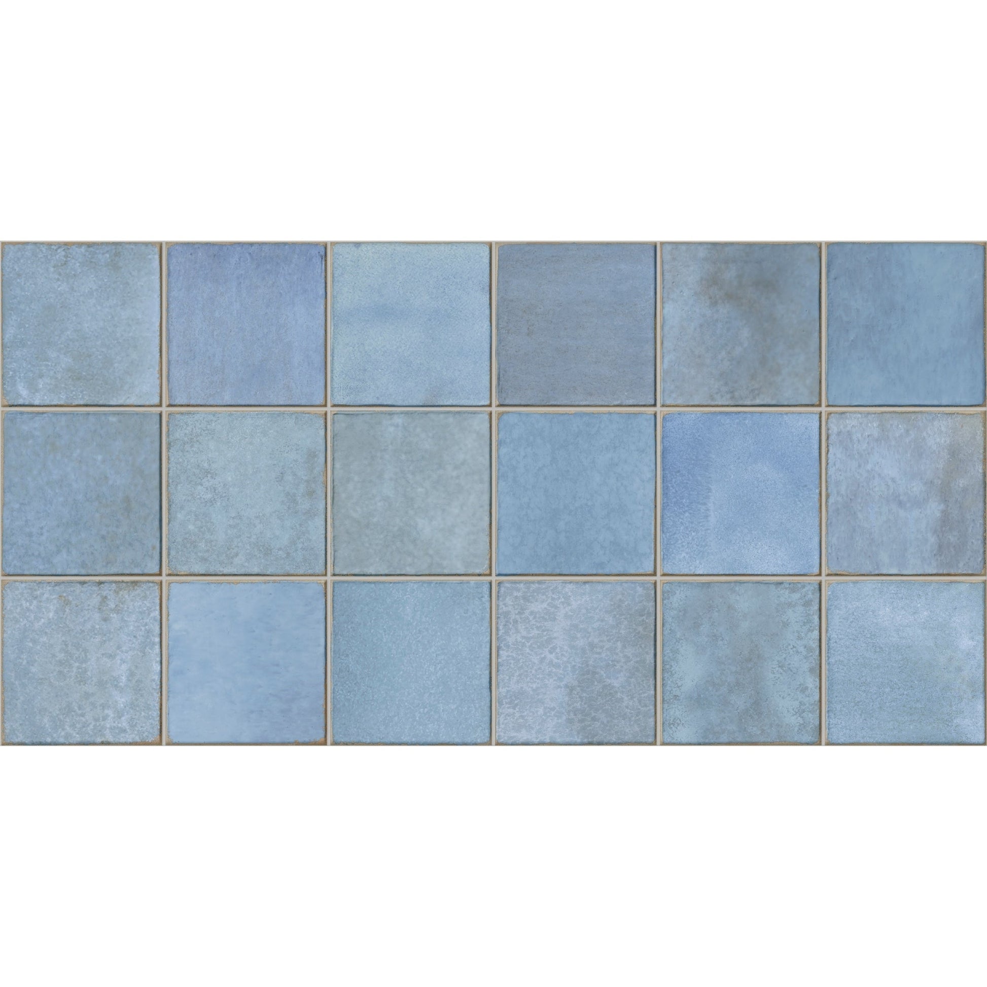 Giorbello Amaris Azul 12-in x 24-in Glazed Porcelain Handcrafted look Wall Tile product image