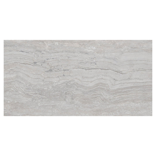 Giorbello Marmol Silver 12-in x 24-in Matte Porcelain Handcrafted look Floor and Wall Tile product image
