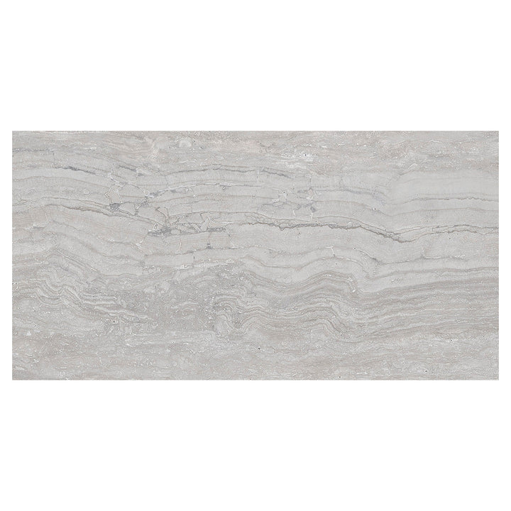 Giorbello Marmol Silver 12-in x 24-in Matte Porcelain Handcrafted look Floor and Wall Tile product image