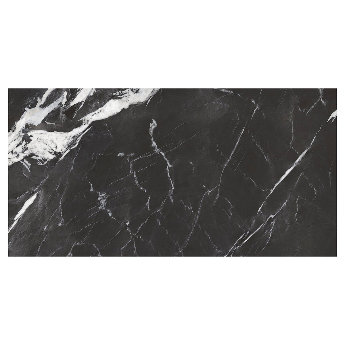 Giorbello Mirage Black 12-in x 24-in Matte Porcelain Handcrafted look Floor and Wall Tile product image