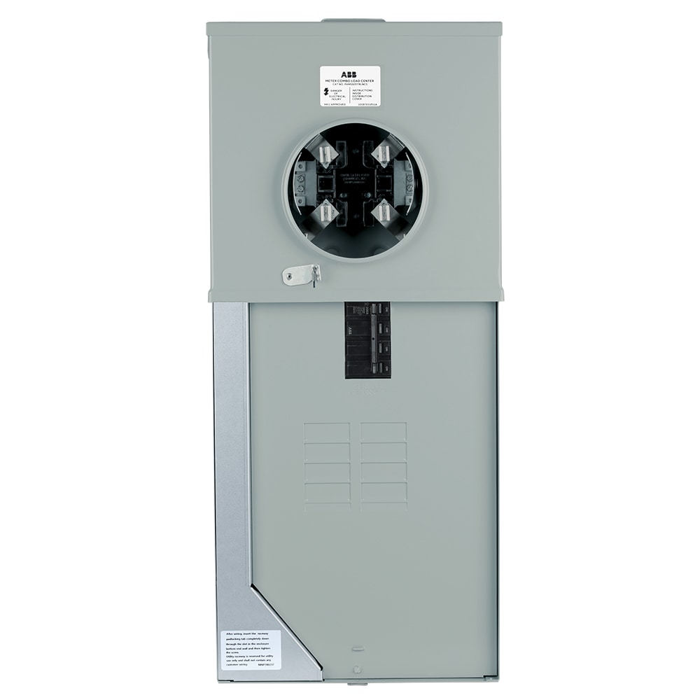 ABB ReliaHome 200-Amp 8-space load center - side view