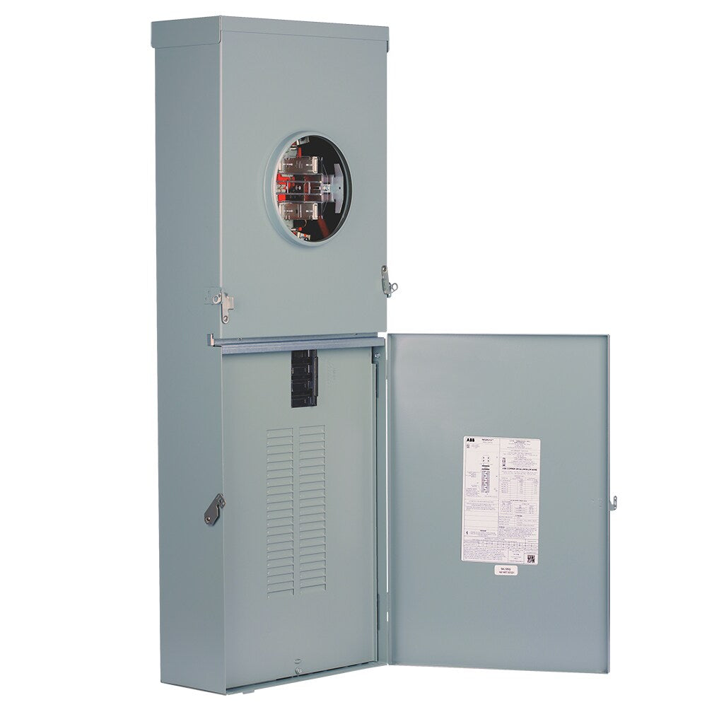 ABB ReliaHome 200-Amp 20-space load center - installed context