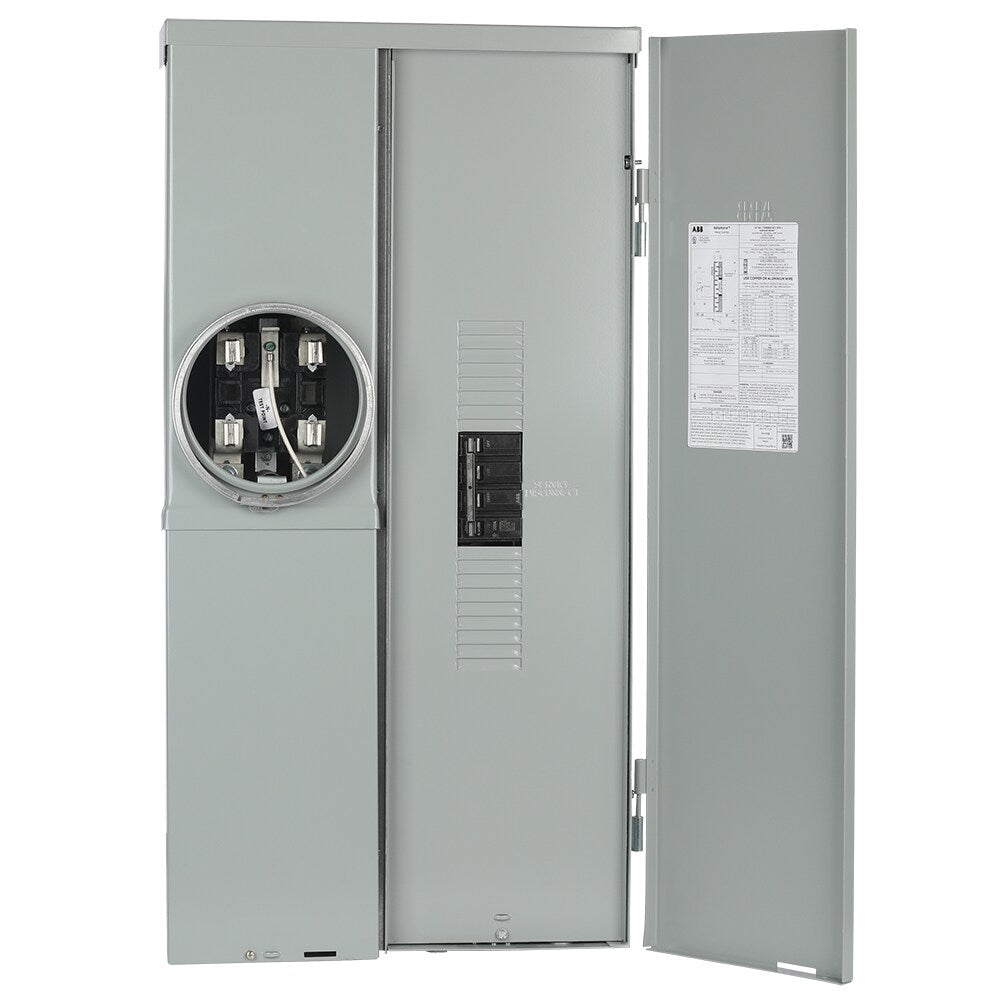 ABB ReliaHome 200-Amp 8-space load center - cover view