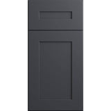 Home Decorators Collection Newport 12 in. W x 24 in. D x 34.5 in. H Assembled Plywood Full Height Door Base Kitchen Cabinet in Deep Onyx RH