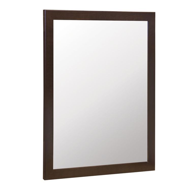 Kinghurst 29 in. W x 35 in. H Single Framed Vanity Mirror in White