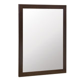 Kinghurst 29 in. W x 35 in. H Single Framed Vanity Mirror in White