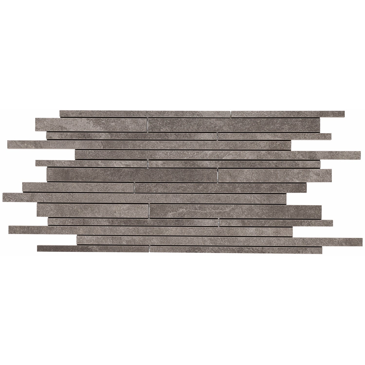Daltile Delegate Light Grey 12-in x 35-in Matte Porcelain Cement look Mosaic Floor and Wall Tile product image