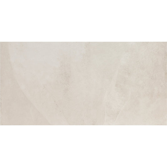 Daltile Delegate Off White 12-in x 24-in Matte Porcelain Cement look Floor and Wall Tile product image