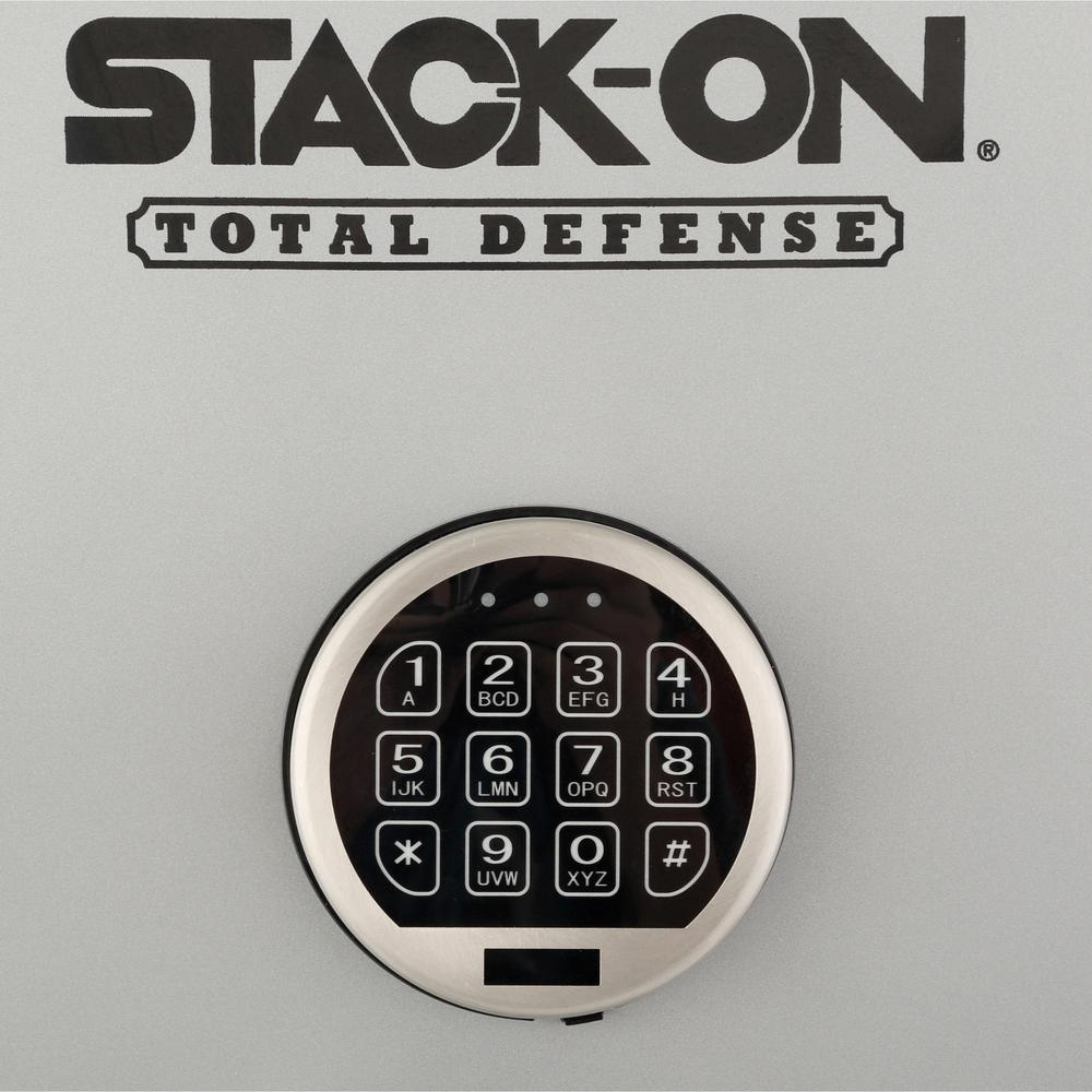40-Gun Fire/Water Safe with Electronic Lock, Matte Black and Silver - Super Arbor