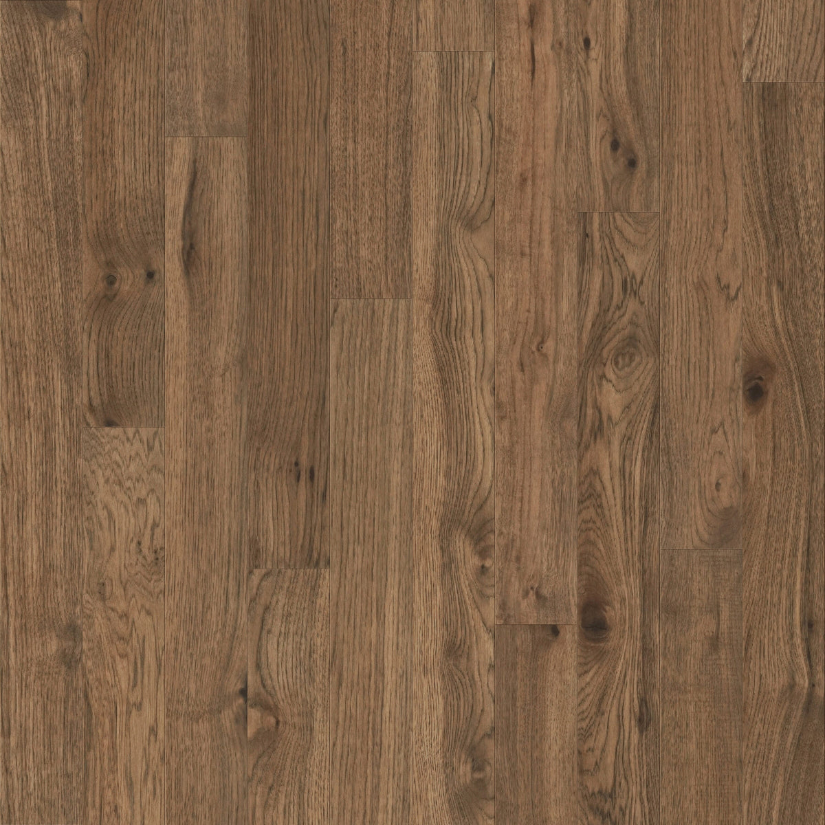allen + roth Hickory Bromo hardwood flooring — primary plank view