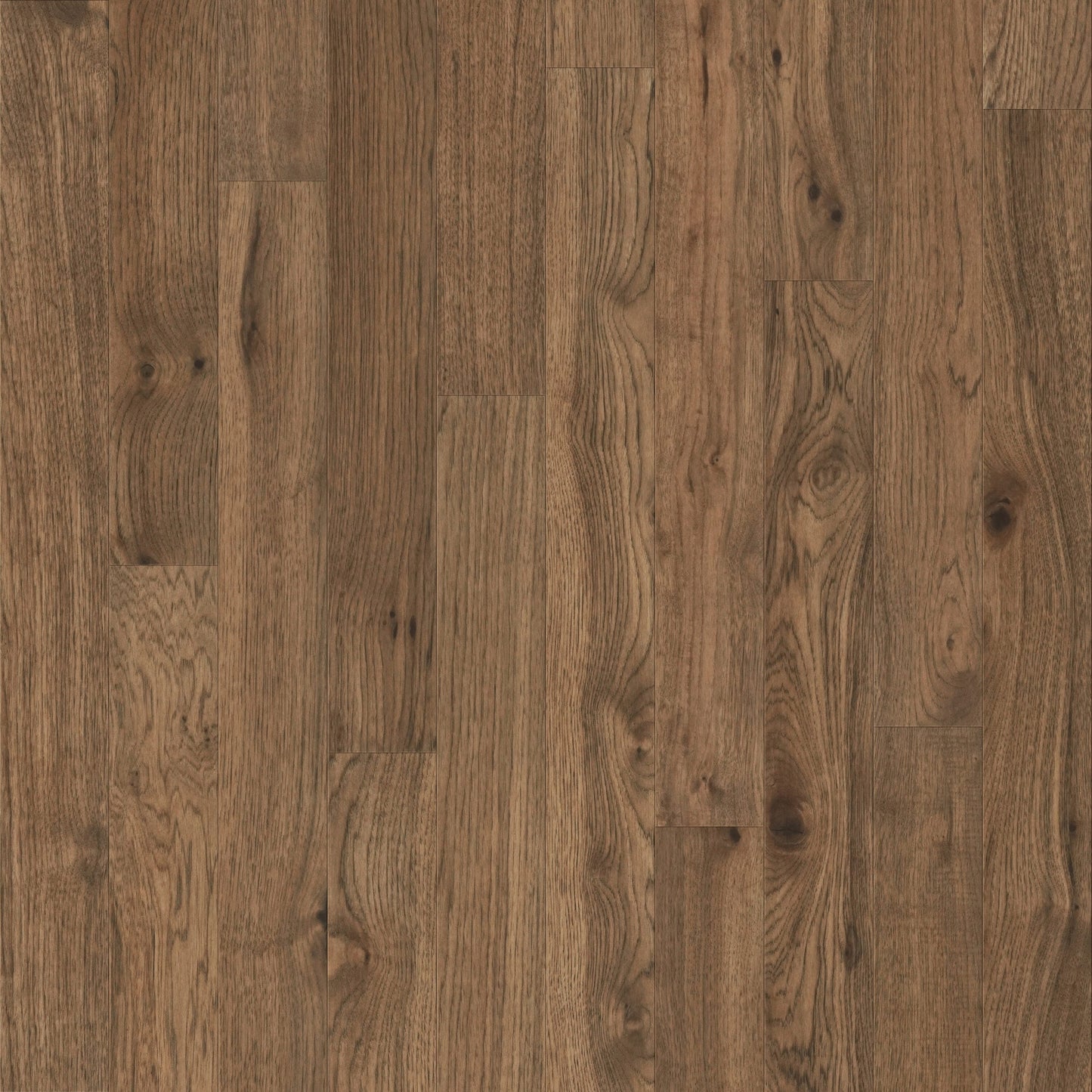 allen + roth Hickory Bromo hardwood flooring — primary plank view
