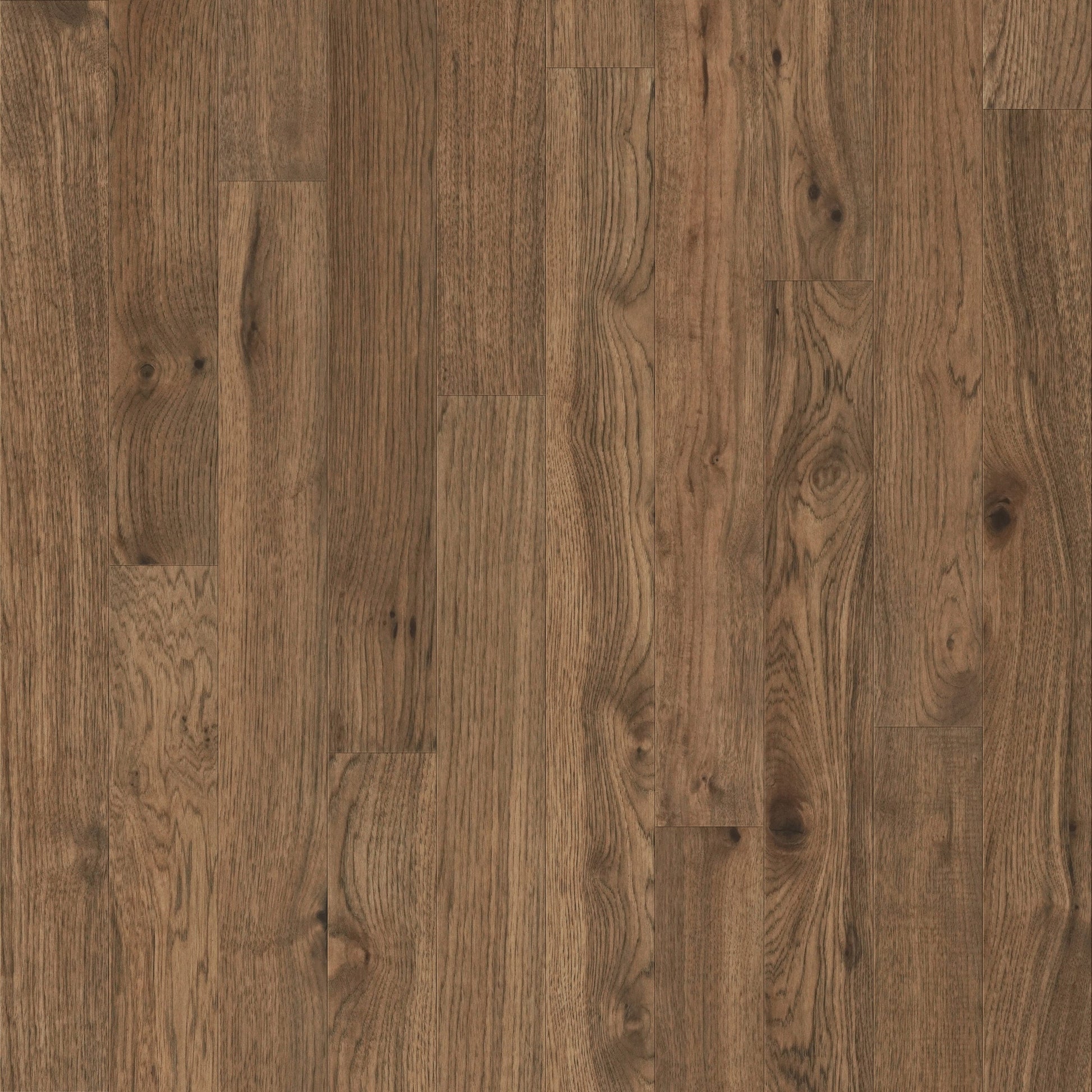 allen + roth Hickory Bromo hardwood flooring — primary plank view
