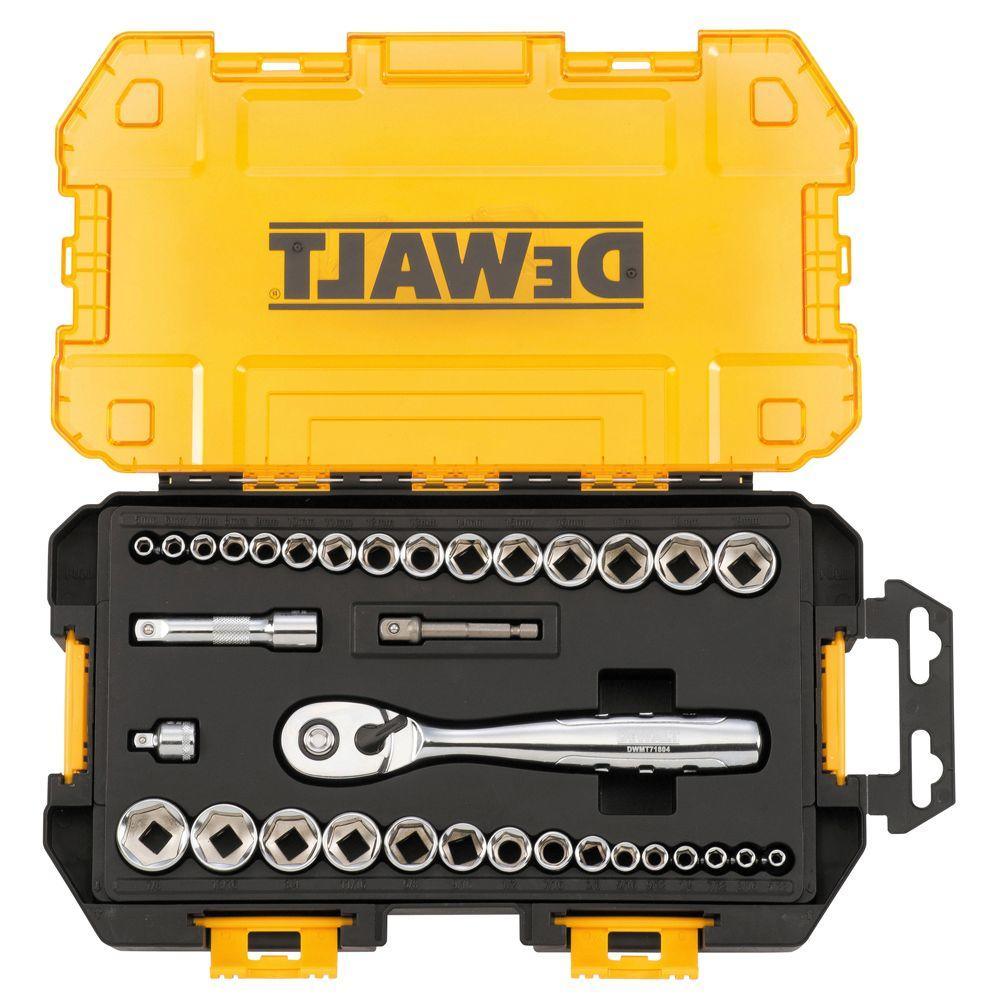 1/4 in. and 3/8 in. Drive Socket Set (34-Piece) - Super Arbor
