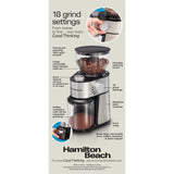 16 oz Stainless Steel Burr Coffee Grinder