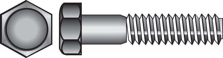 Hillman 3/8 in. Diameter x 5 in. Length Zinc-Plated Steel Hex Bolt, 50-Pack