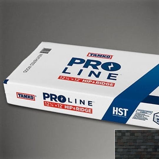 TAMKO PROLINE Hip & Ridge Shingles, Black Walnut, 12-1/4 in x 12 in