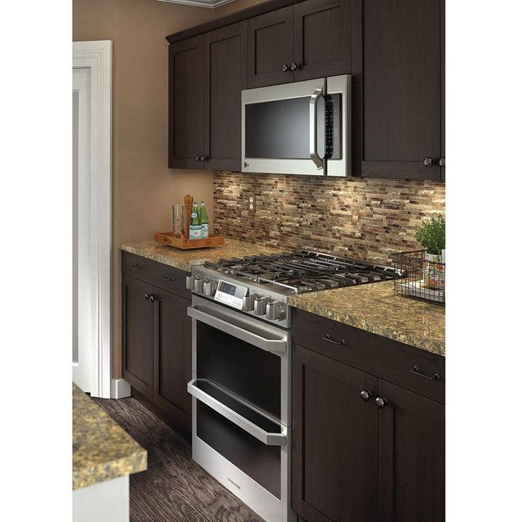 Hampton Bay Edson Shaker Assembled 24x42x12.5 in. Wall Cabinet in Dusk