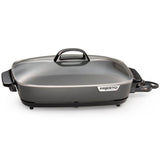 SlimLine 16 in. Black Non-Stick Electric Skillet