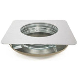 144 sq. in. NFA Galvanized Steel Static Dome Roof Vent in Weatherwood - Super Arbor