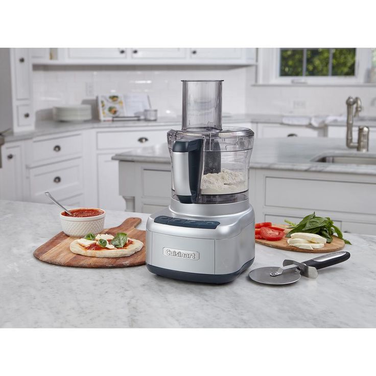 Elemental 8-Cup Silver Food Processor
