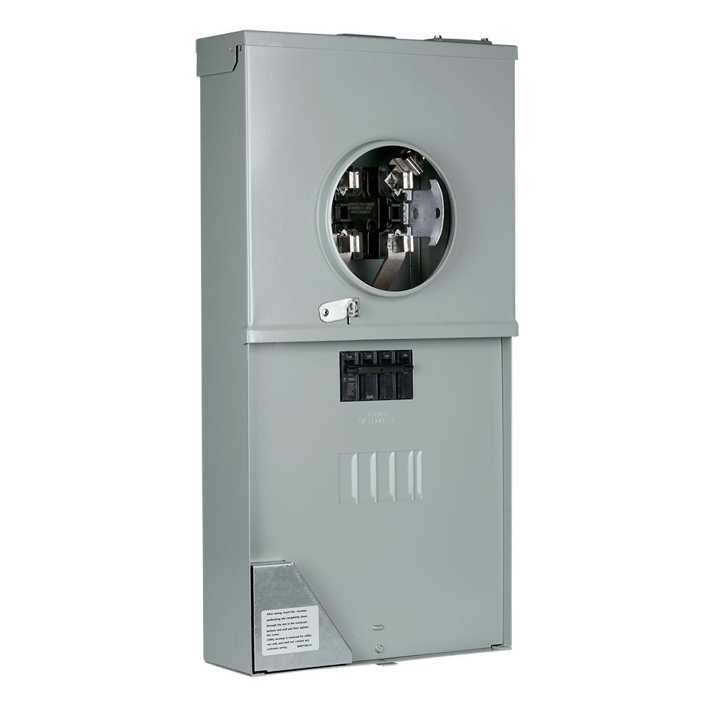 ABB ReliaHome 200-Amp 4-space load center - side view