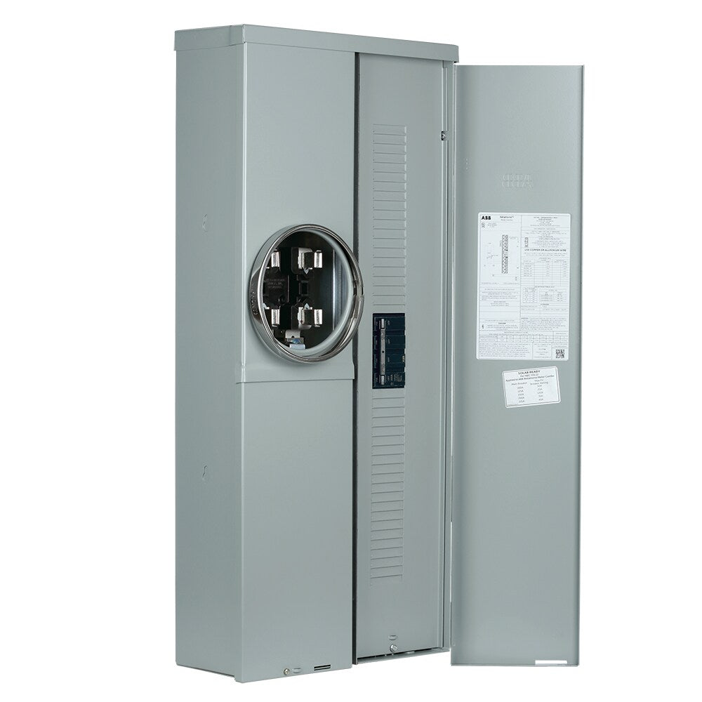 ABB ReliaHome 200-Amp 20-space load center - installed context