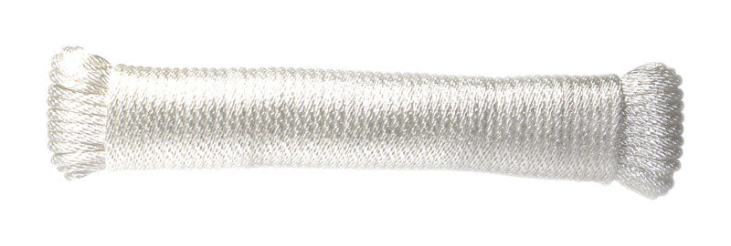 Ace 1/4 in. Diameter x 100 ft White Braided Poly Rope