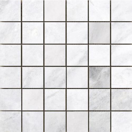 Emser Kalta 10-Pack Bianco Natural Stone Marble Border Tile (12-in x 12-in) - Super Arbor