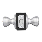 Tylo Satin Chrome Bed/Bath Door Knob - Super Arbor