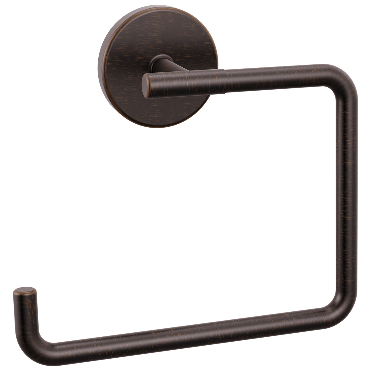 Delta Trinsic Venetian Bronze Wall-Mount Towel Ring, 5-11/16 in H x 6-13/32 in W