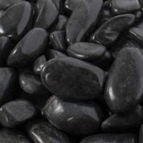 Rain Forest 2 in. to 3 in., 20 lb. Large Black Super Polished Pebbles
