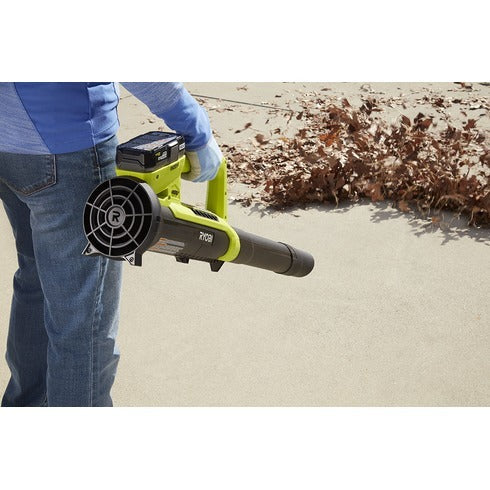 RYOBI ONE+ 18-Volt Lithium-Ion String Trimmer/Edger & Blower/Sweeper Combo Kit with 2.0Ah Battery and Charger