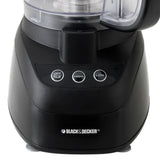 Wide Mouth 10-Cup 2-Speed Black Food Processor
