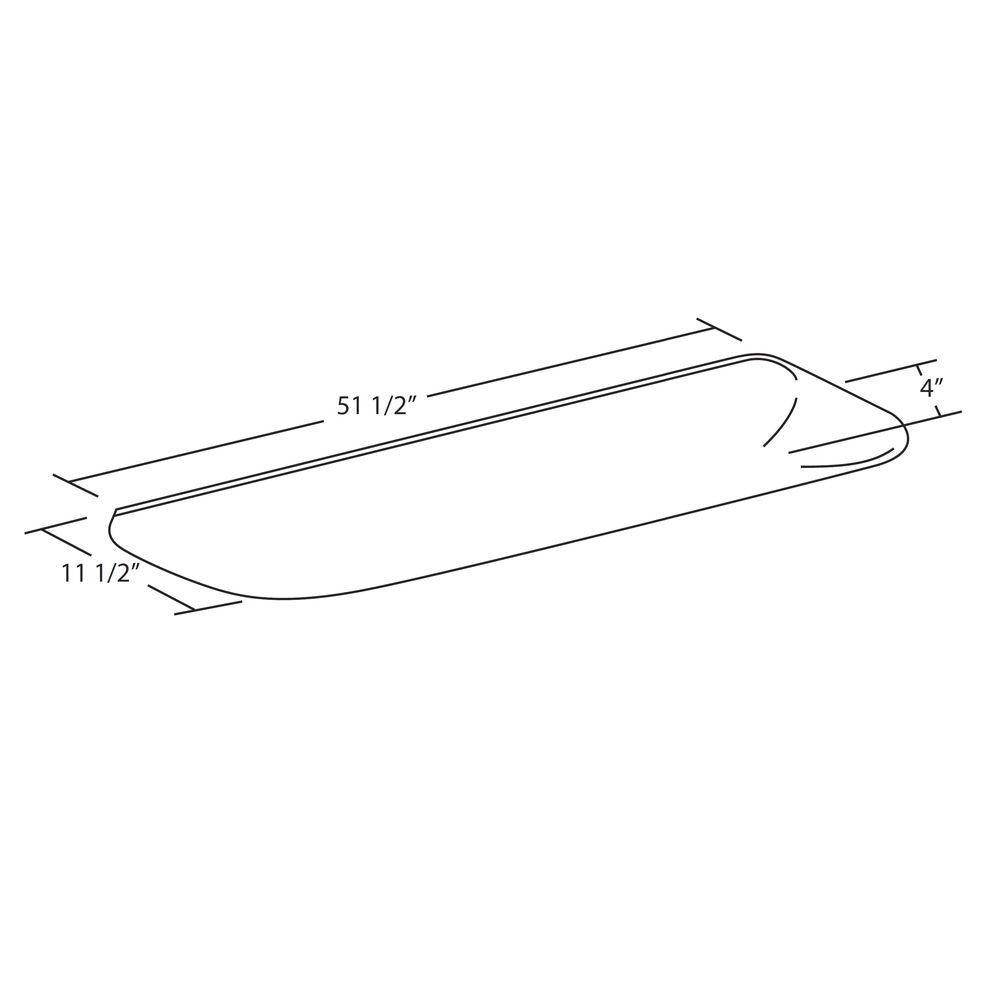 2-Light White Cloud Fixture Fluorescent Steel Ceiling Fixture with White Euro-Style Acrylic Lens - Super Arbor