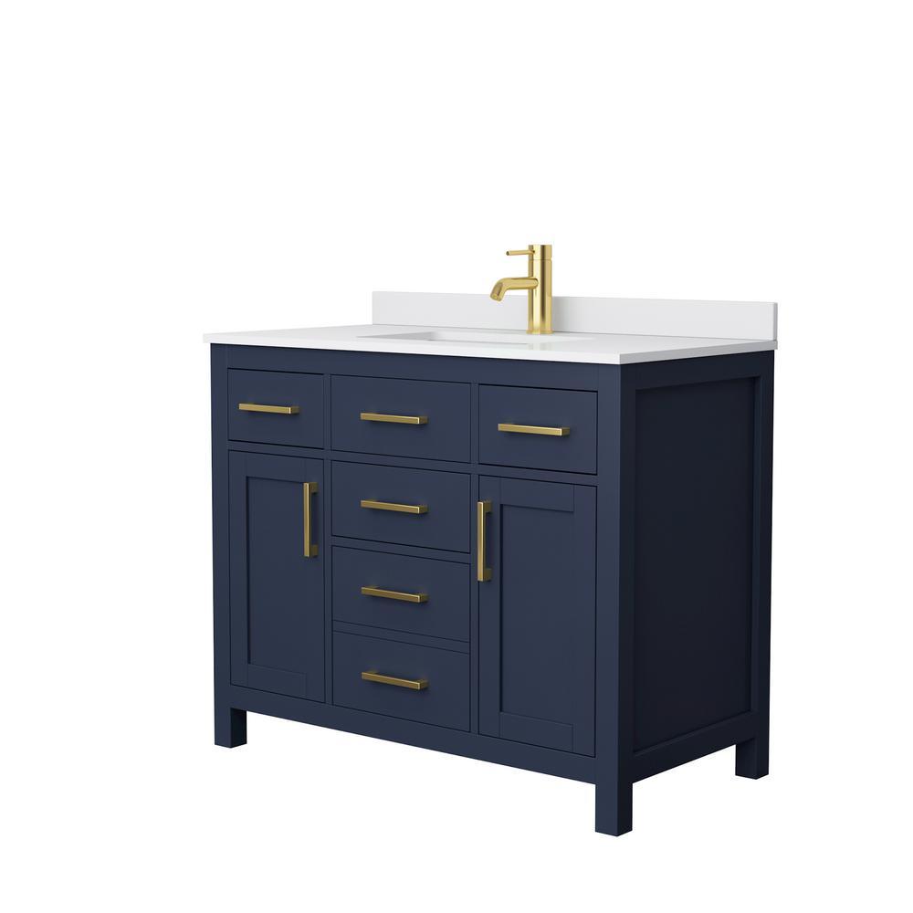Beckett 72 in. W x 22 in. D Double Bath Vanity in White with Cultured Marble Vanity Top in Carrara with White Basins - Super Arbor