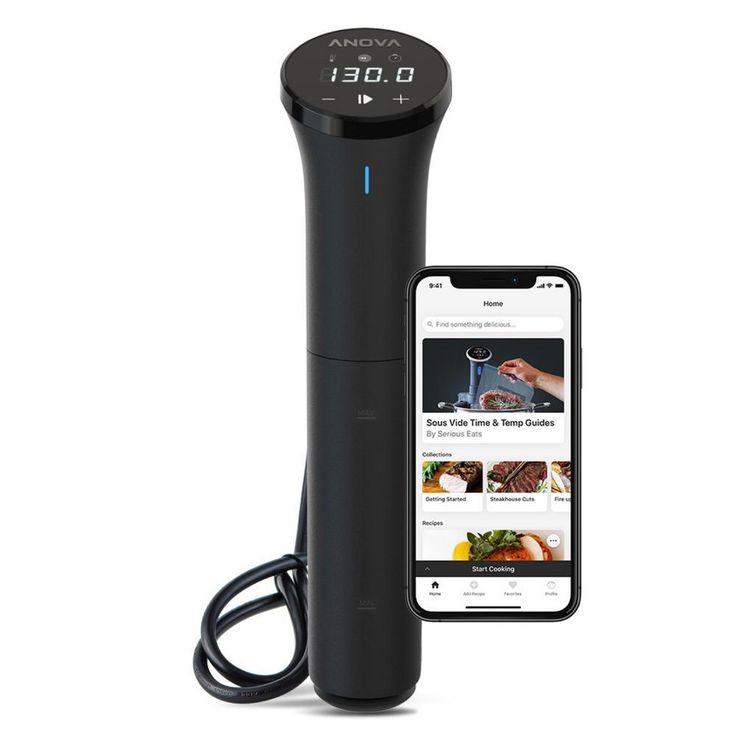 Precision Cooker Nano (WiFi) Black Sous Vide with Anova App