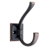 Ruavista 4-1/3 in. Venetian Bronze with Copper Highlights Coat Hook (4-Pack)