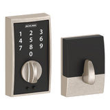 Century Matte Black Touch Electronic Door Lock Deadbolt - Super Arbor