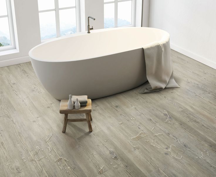 Style Selections (Sample) Ashen Oak Waterproof Wood Look Interlocking Luxury Vinyl Plank