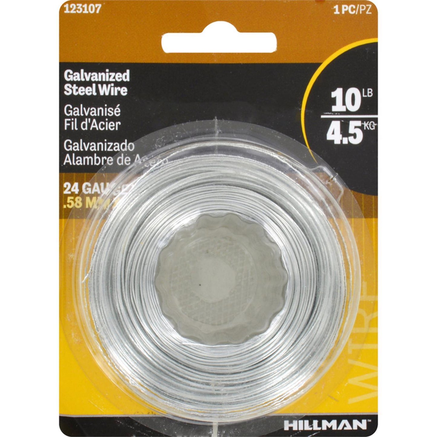 Hillman 250 ft. Galvanized Steel Wire, 24 Gauge