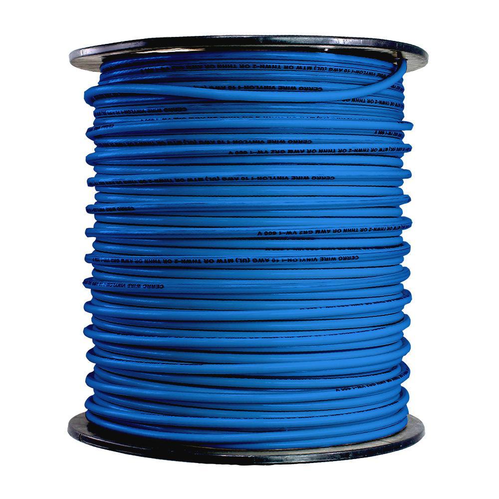 500 ft. 10/1 Blue Stranded THHN Cable - Super Arbor
