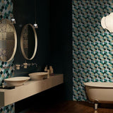 Goory Moroccan Style Self-adhesive Tile Wall Floor Sticker Bathroom Kitchen Decor