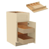 Home Decorators Collection Newport 15 in. W x 24 in. D x 34.5 in. H Assembled Plywood Base Kitchen Cabinet in Blended Cream with 2ROT Cutlery RH