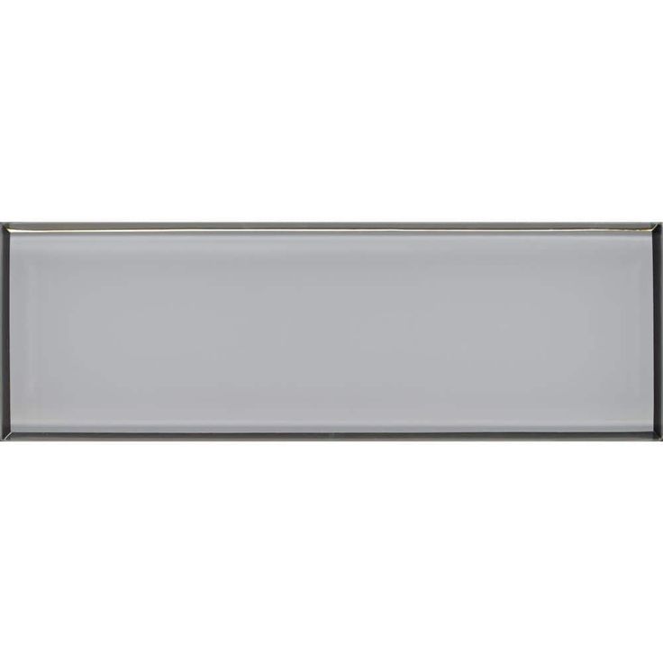 MSI Ice Glossy 4 in. x 12 in. Glass White Subway Tile (2 sq. ft. / case)