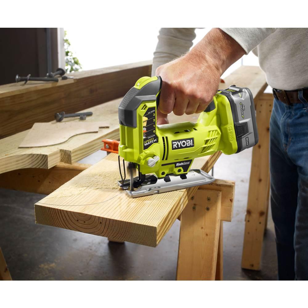 18-Volt ONE+ Cordless Jig Saw, Trim Router, and Planer (Tools Only)