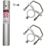 Pre-Tuned 144MHz148MHz VHF/430MHz460MHz UHF Amateur Dual-Band Base Antenna (White Fiberglass) - Super Arbor